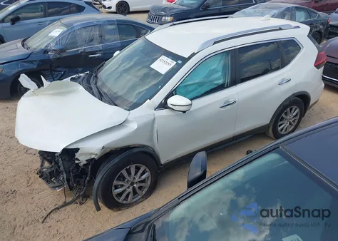 2017 Nissan Rogue Sv z USA, uszkodzony, nr VIN KNMAT2MT6HP583155